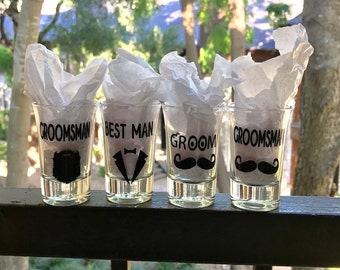 Groom Shot Glass/Groom Shot Glasses/Wedding Gift/Groomsmen/Groomsman/Groom/Shot Glasses/Wedding Shot Glass/Wedding Shot Glasses/Wedding/Shot