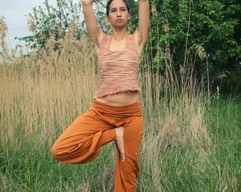 Khadi Simple Frayed Top Handloom Natural Cotton