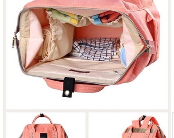 Personalized FASHION DIAPER BAG, Baby Travel Backpack