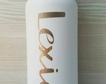 Name Decal Sticker for Yeti, Hydroflask - Customizable!