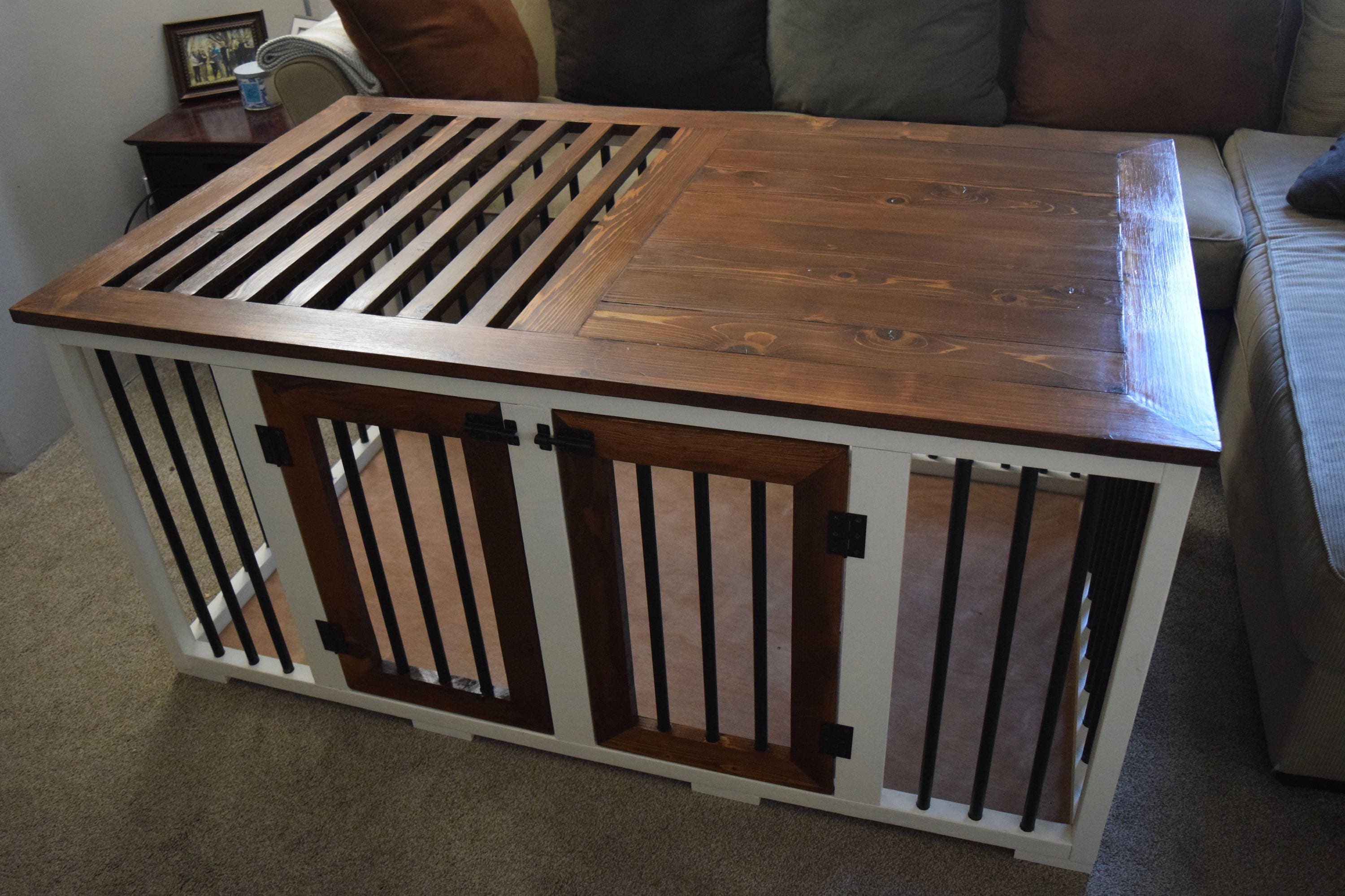 Custom Dog Crate Wooden Dog Kennel Unique Dog Crate