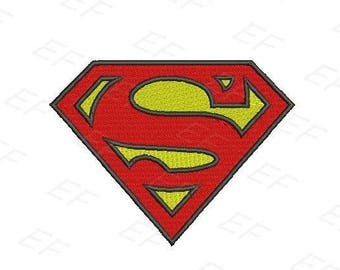 Machine Embroidery design - Superman Embroidery design - instant download digital file