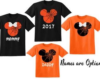 Disney Halloween Shirts, Disney shirts, Matching Family Vacation Disney Shirts, Mickey Minnie Halloween , Personalized Disney Family Shirts