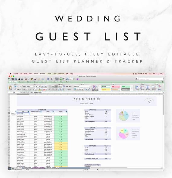 what is a good guest list planner