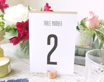 table numbers template diy printable instant download