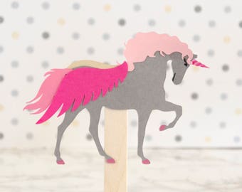 unicorn puppet etsy