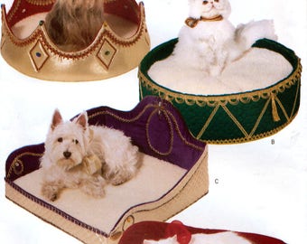 Butterick 6427 Cozy Critters Sewing Pattern for Pet Beds - Uncut