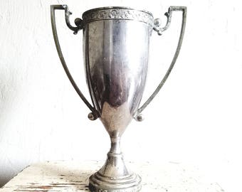 Vintage Silver Trophy // Mantle Display