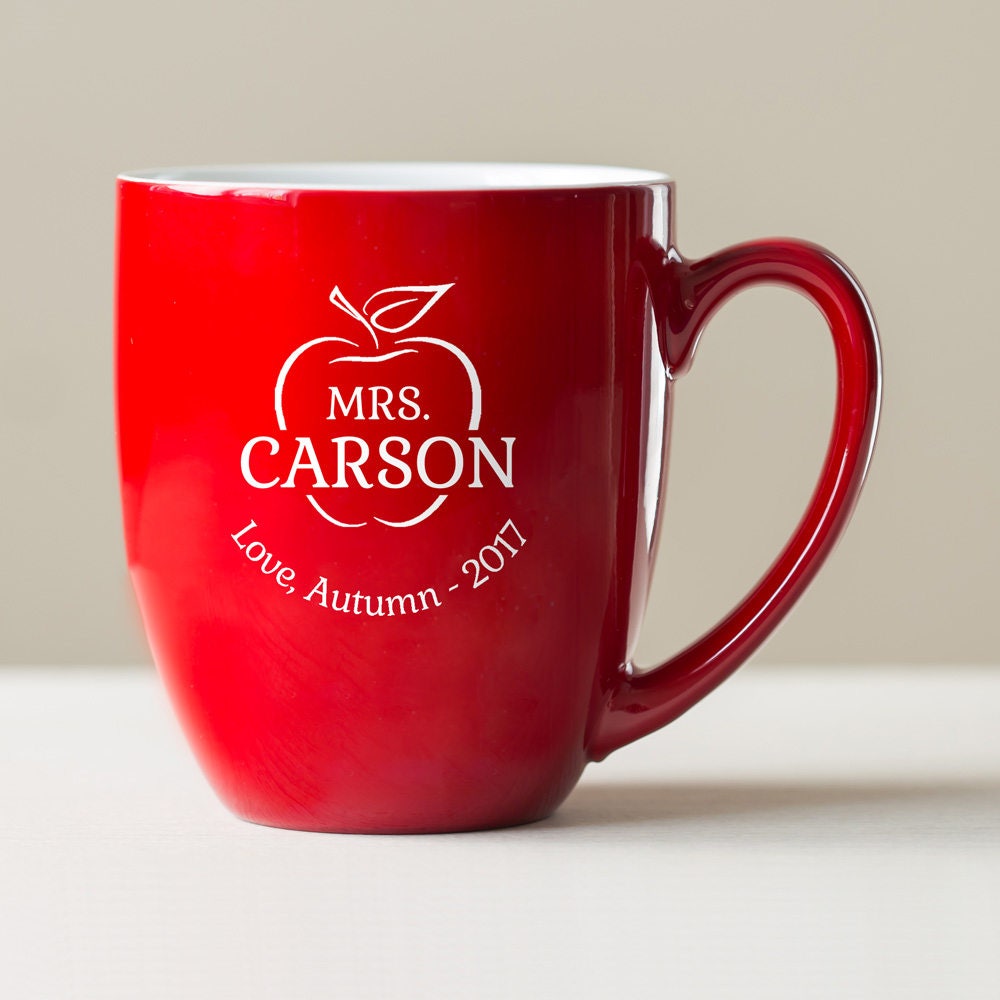 Personalized Teacher Coffee Mug Engraved Large Personalized
