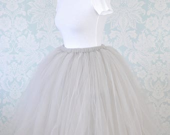 Women Tulle Skirt, Knee Length Tutu Skirt,Adult Tutu Skirt,Wedding Tutu,Bridal Tutu Skirt, Formal Tutu Skirt,Vintage Tutu Skirt,Tulle Skirt