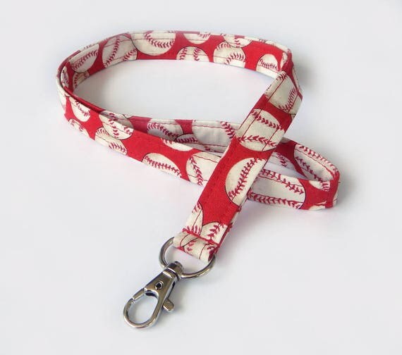 Baseball Lanyard / Sports / Baseball Keychain / Baseballs