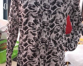Chemise homme motif dinosaures