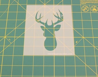 deer stencils etsy
