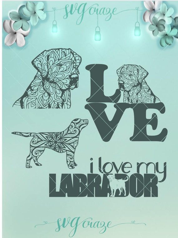 Download Labrador Mandala Mandala SVG Svg Files Labrador Svg