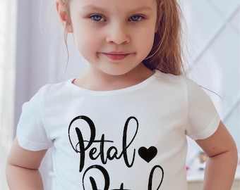 petal patrol shirt flower girl shirt gift for flower girl gifts for bridal party bridal party gifts toddler flower girl flower girl baby