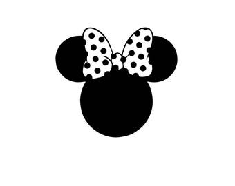 Free Free 119 Minnie Mouse Silhouette Svg Free SVG PNG EPS DXF File