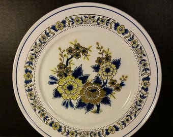 Sale Clearance Mikasa Provencal Dutch Treat Pattern Dinner Plate Vintage 1970s Japan Oven to Table to Dishwasher C2901 Retro Modern Dinner P
