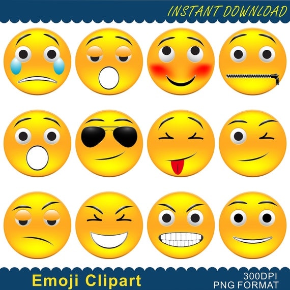 Emoji Clipart Emoji Printable Smiley Face Feelings Clipart