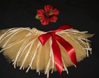 Moana costume - Moana birthday outfit - luau birthday outfit - grass skirt - baby tutu - adult tutu