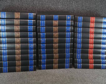 The New Encyclopedia Britannica Leather Bound Complete 30 Volume Set C. 1976