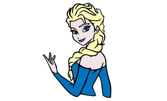 Download Elsa svgdxfpespngjpgand pdf filesFrozen SVG FileSVG