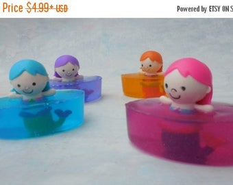 On Sale Mermaid Soap - Mermaid Party Favors - Mermaid Birthday Party - Toy Soap - Kids Soap - Novelty Soap - Soap Party Favors - Stocking St