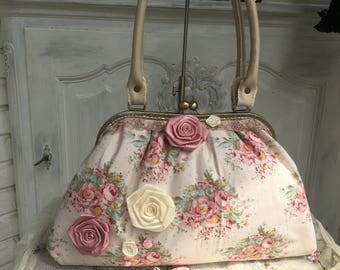 Bag handbag, shoulder bag, Dirndl, shabby, vintage