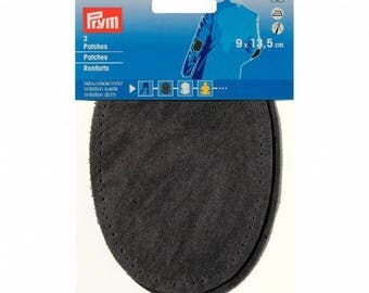 Elbow patch of quality, imitation suede 9 x 13, 5 cm