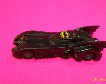 1989 ERTL Batmobile Black Diecast 1/64 Car Great Birthday Cake topper