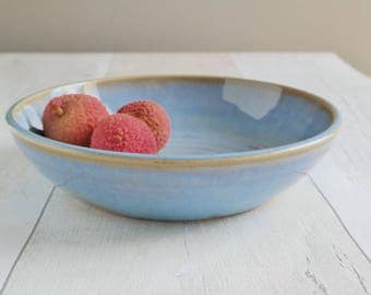 Ceramic Bowls - Hand Thrown Stoneware - Calm Seas Blue - Made to Order