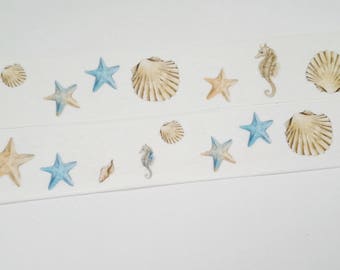 Design Washi tape seashells seahorse sea masking tape