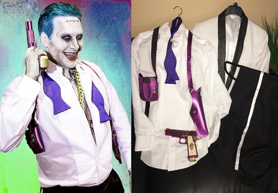 Joker Night Club Costume Pre-Owned Complete with Accessories