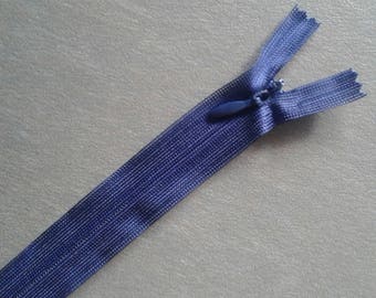2 20 cm invisible zippers Navy blue color