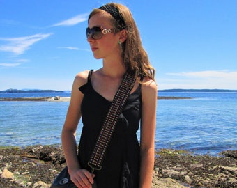 Handwoven Guitar Style-Handbag Strap, for Handbags, Messenger Bags, Gig Bags, Saddle Bags