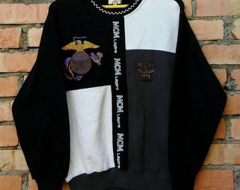 Rare!!! Mcm Legere Sweatshirt Crewneck Large Size