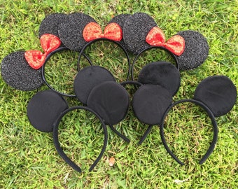 Headband 400 pieces Sparkly Minnie Mouse Ears Headbands