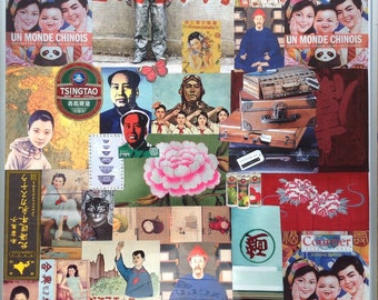 Painting collage on the theme of China