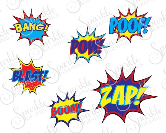 Download Bang Boom Blast Cut File Superhero SVG Hero Super Hero Comics