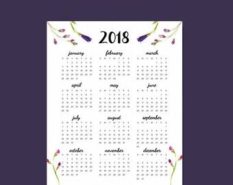 Modern Advent Calendar Printable PDF