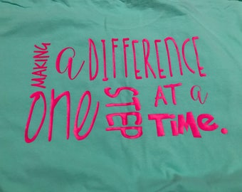Making a difference Physical therapy shirt