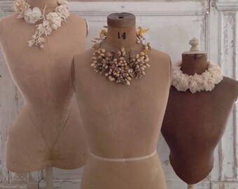 Antique Tabletop Mannequin Dress Form