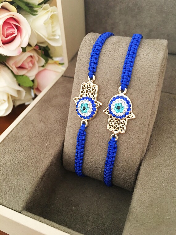 Hamsa bracelet blue evil eye bracelet hamsa evil eye