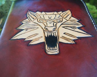 witcher kindle, witcher cover, witcher leather cover, kindle paperwhite cover