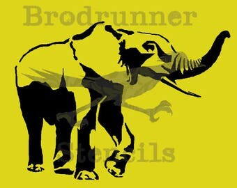 Elephant Stencil (Reusable)