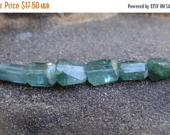Summer Bling 10% Off Afghan Blue Indicolite Tourmaline | Irregular Faceted Nuggets | 9x6.5mm-9x10mm | Sold Individually