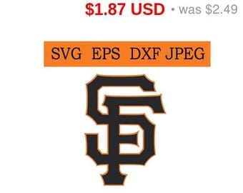 Sale 25% - San Francisco Giants logo in SVG / Eps / Dxf / Jpg files INSTANT DOWNLOAD!