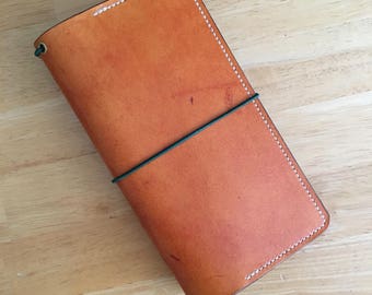 Leather Travelers Notebook/Fauxdori/Planner/Fauxdori Planner/Midori/Fauxdori Cover/Leather Fauxdori