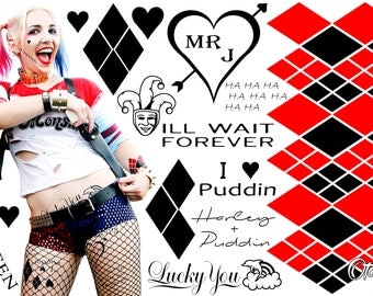 Suicide Squad - Harley Quinn Temporary Tattoo by Otaku Ink
