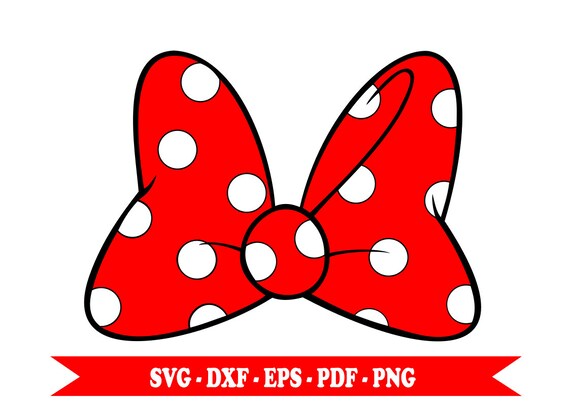 Red polka dot Minnie Mouse clip art snowflake svg to svg eps