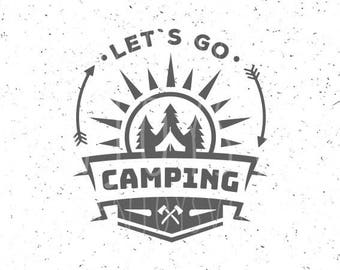 Free Free 162 Let&#039;s Go Camping Svg SVG PNG EPS DXF File